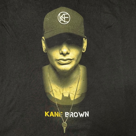NWOT Kane Brown 2016 Tour Graphic {NLA} T-Shirt in Black Unisex Sz XXL - Picture 3 of 6